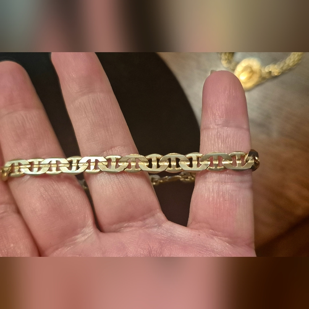 14k Gold Bracelet 6.16 Gms Unisex - Picture 10 of 13